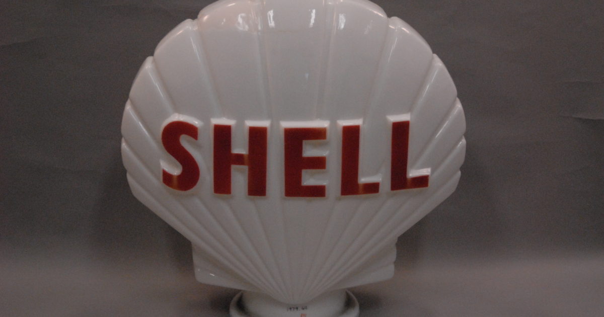 Shell Sign Sticker Tape Shell Advertising Sign - D.U.C.T. Tape